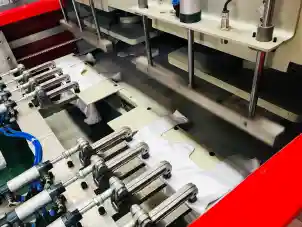 Cutting t-shirt machine