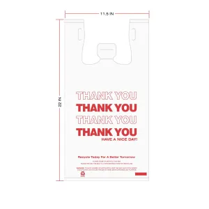 Thank You Shopping Bags 1000 Pack White - Image 5
