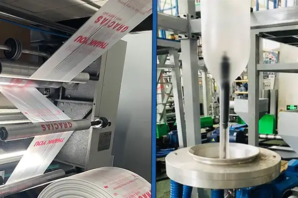 Armopak printer film custom shopping bags